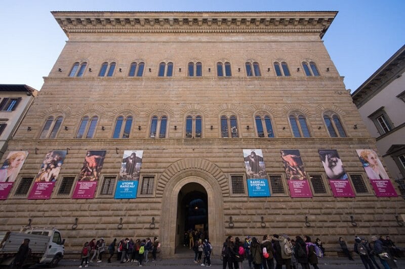 Fachada do Palazzo Strozzi em Florença