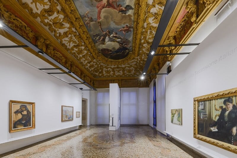 Interior do Palácio Ca' Pesaro