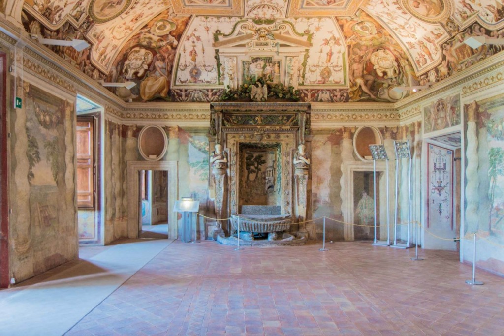 Interior da Villa d'Este em Tivolo