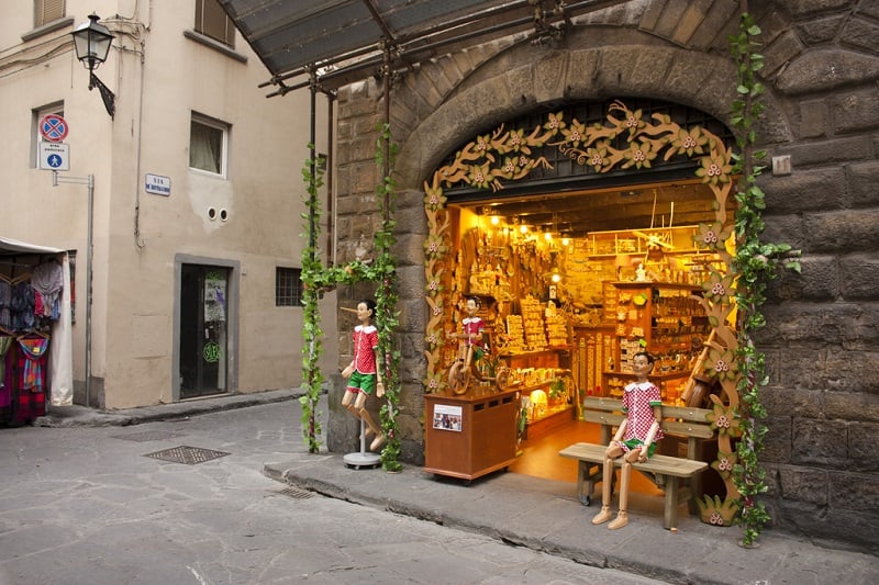 Loja Bartolucci em Florença