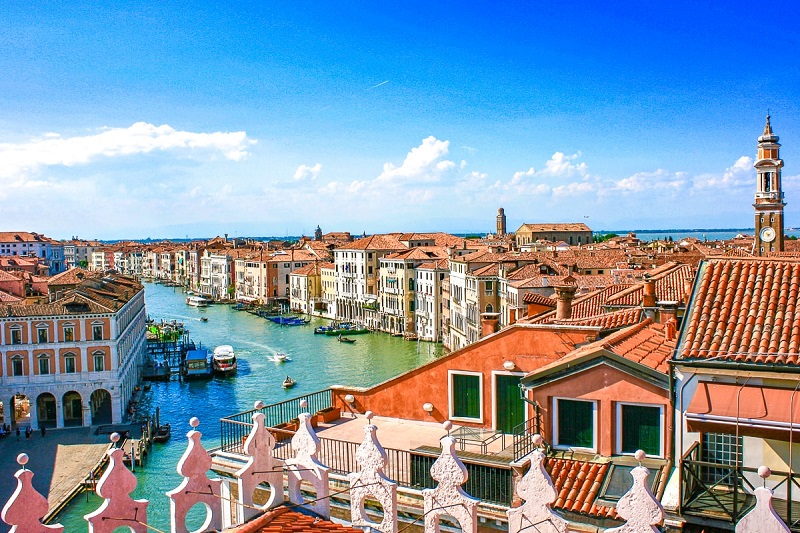 Planejamento de viagem em Veneza