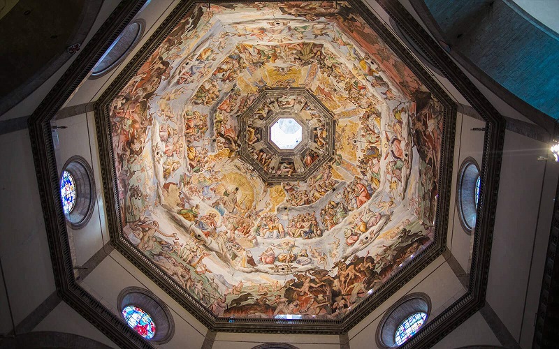 Cúpula desenha por Filippo Brunelleschi em Florença