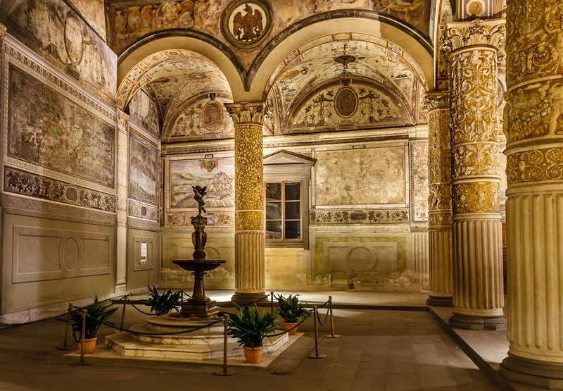Interior do Palazzo Vecchio em Florença