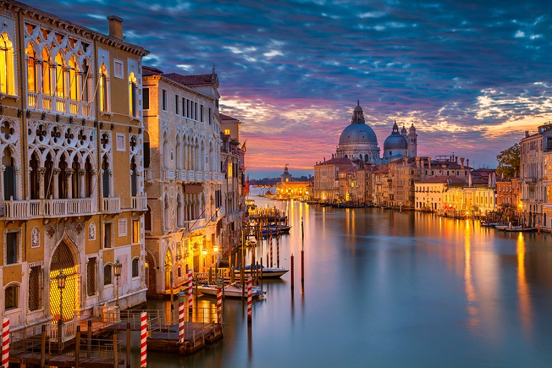 Anoitecer em Veneza