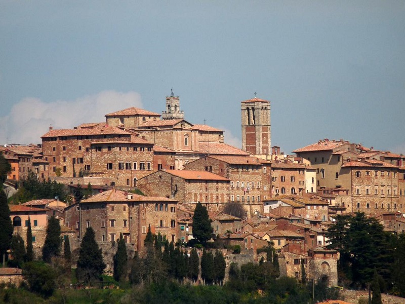 Vista da cidade de Cortona