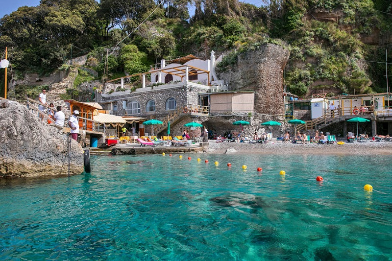 Beach Club Bagni di Tiberio em Capri