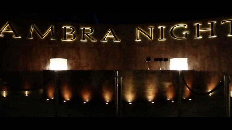 Entrada da balada Ambra Night em Sardenha