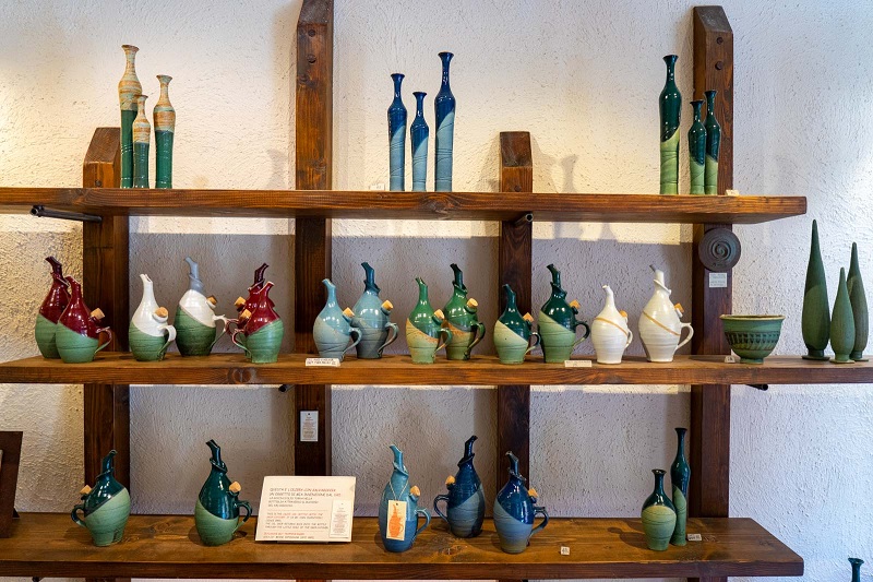 Cerâmicas para venda na loja Balducci em San Gimignano