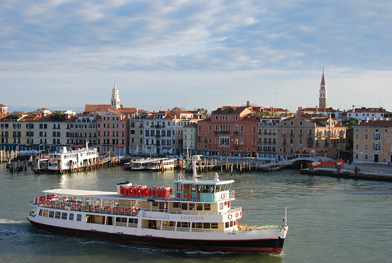 Porto de Veneza na Itália