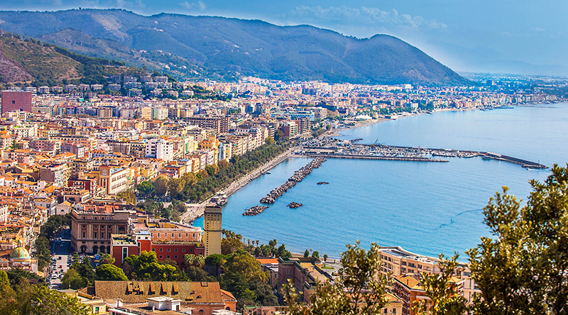 Vista da cidade de Salerno