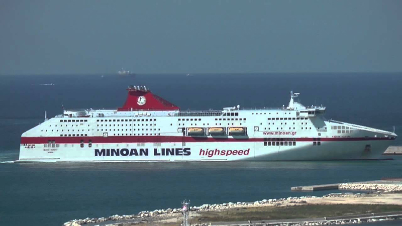 Ferry da empresa Minoan Lines