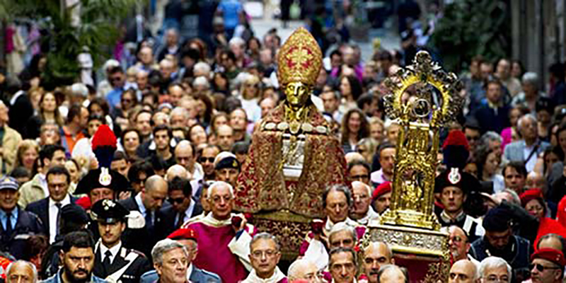 Procissão de San Gennaro em Nápoles