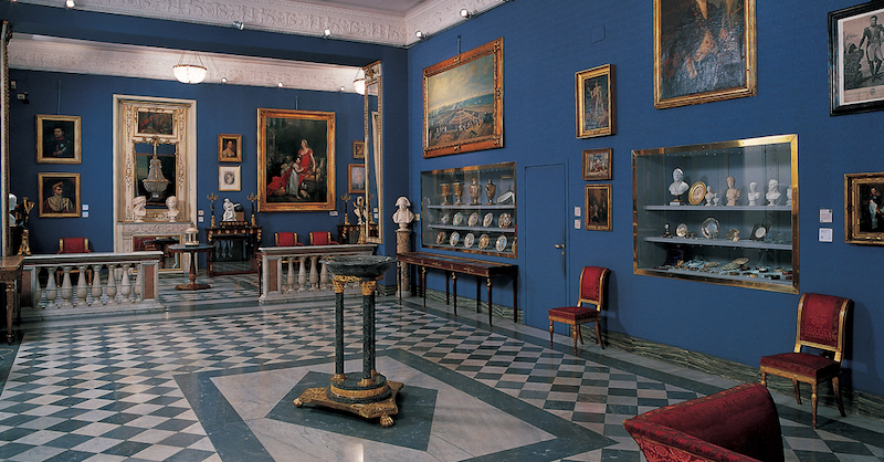 Interior do Museu Napoleônico em Roma