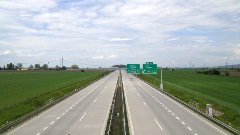 Estrada da Itália para a República Checa