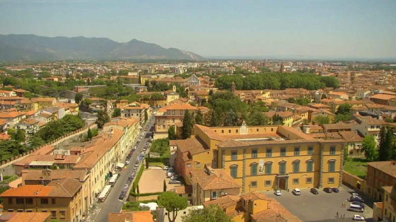 Vista da cidade de Pisa