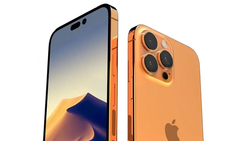 iPhone 14 Pro dourado