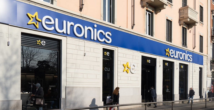 Loja Euronics em Milão