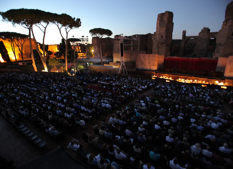 Ópera em Terme di Caracalla em Roma