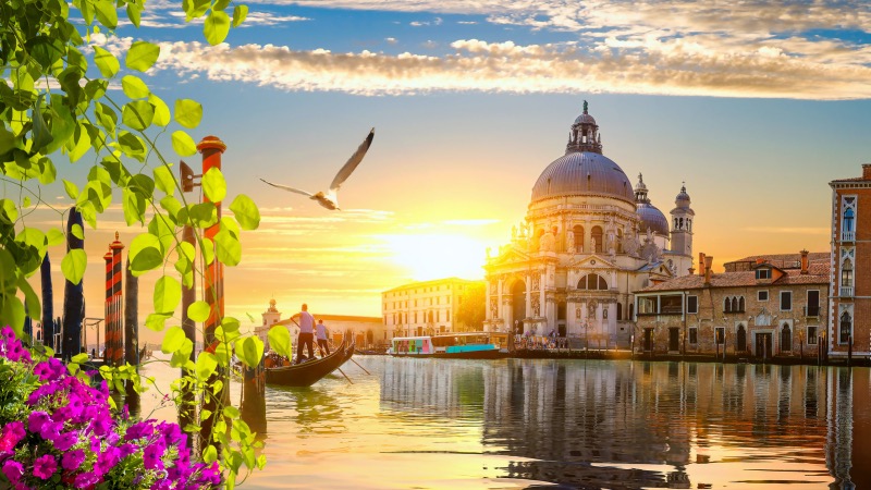Dia de verão em Veneza