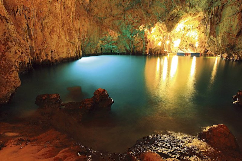 Interior da Grotta dello Smeraldo